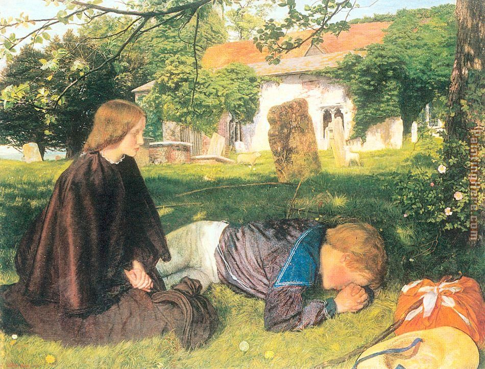 Home from Sea painting - Arthur Hughes Home from Sea art painting